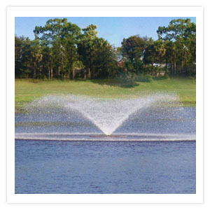 Surface Aerator Lake and Pond Floating Water Fountains